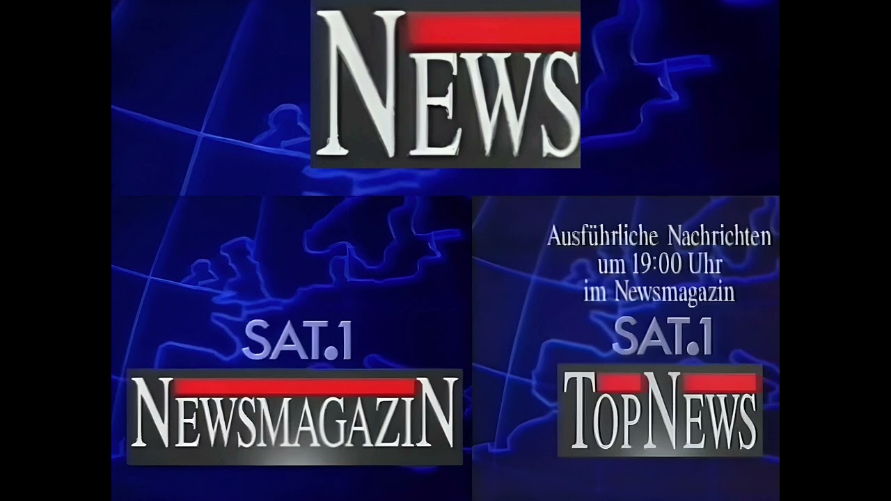 SAT.1 Nachrichten (NewsMagazin , TopNews) musikbett 1994