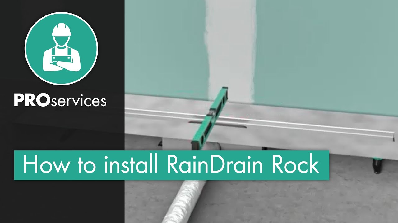 How to install hansgrohe RainDrain Rock