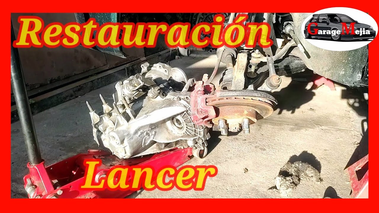 Continuamos con la restauración del Lancer, montamos la transmisión manual (estándar)