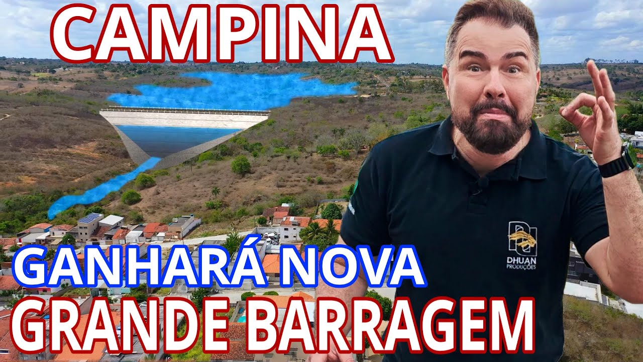 Um NOVO AÇUDE que será o MAIOR de CAMPINA. Vem aí a construção do COVÃO, a GRANDE BARRAGEM.    PB CG