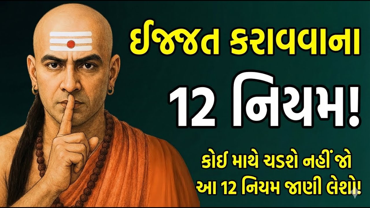 ઇજ્જત કમાવાના 12 ફૌલાદી નિયમો | chanakya niti | 12 Rules To Gain Respect