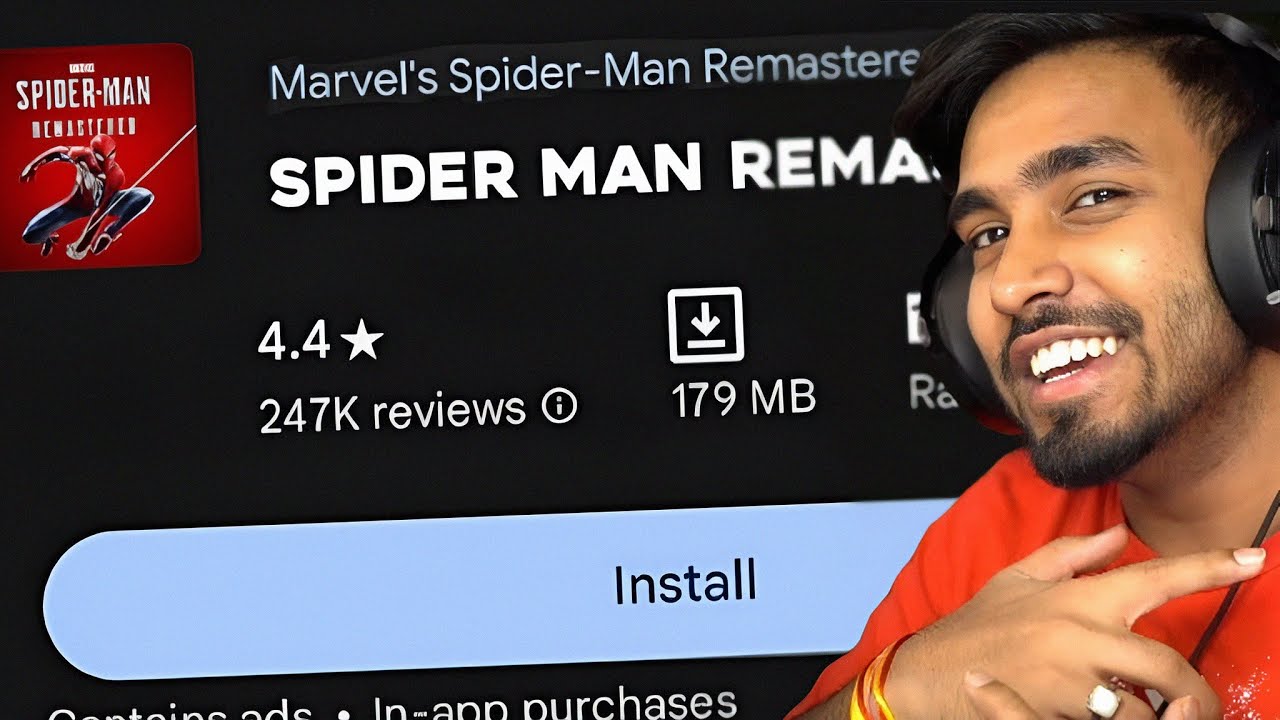 download & play *SPIDER MAN REMASTERED* in Android | How to play spider man in Android 2024