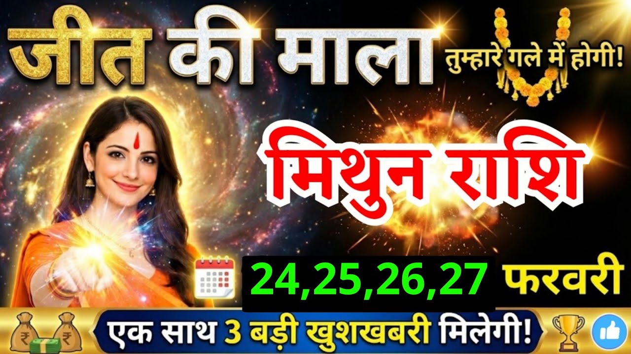 20, 21, 22, 23 फरवरी, मिथुन राशि वालों जीत की माला तुम्हारे गले में होगी, Mithun Rashi