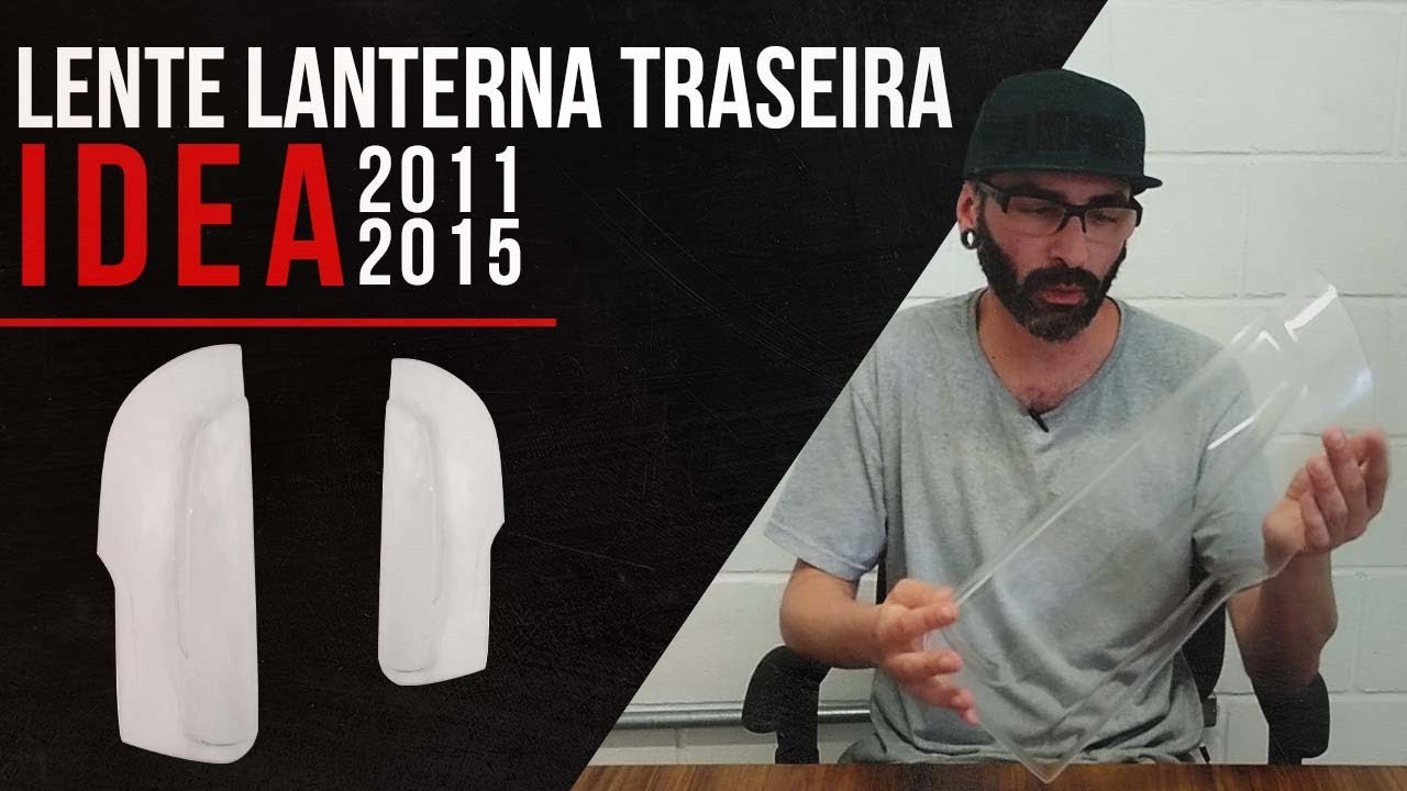 LENTE DA LANTERNA TRASEIRA FIAT IDEA 2011 2012 2013 2014 2015 2016