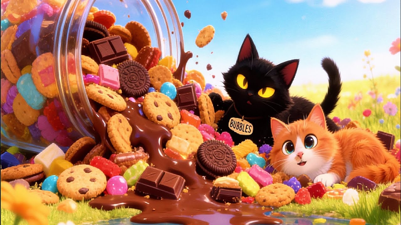 Cat AI Story | Innocent Kittens vs. Magical Infinite Cookies | Hilarious Results