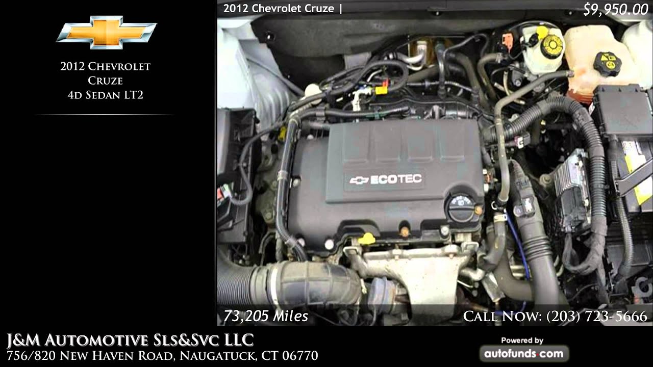 Used 2012 Chevrolet Cruze | J&amp;M Automotive Sls&amp;Svc LLC, Naugatuck, CT - SOLD