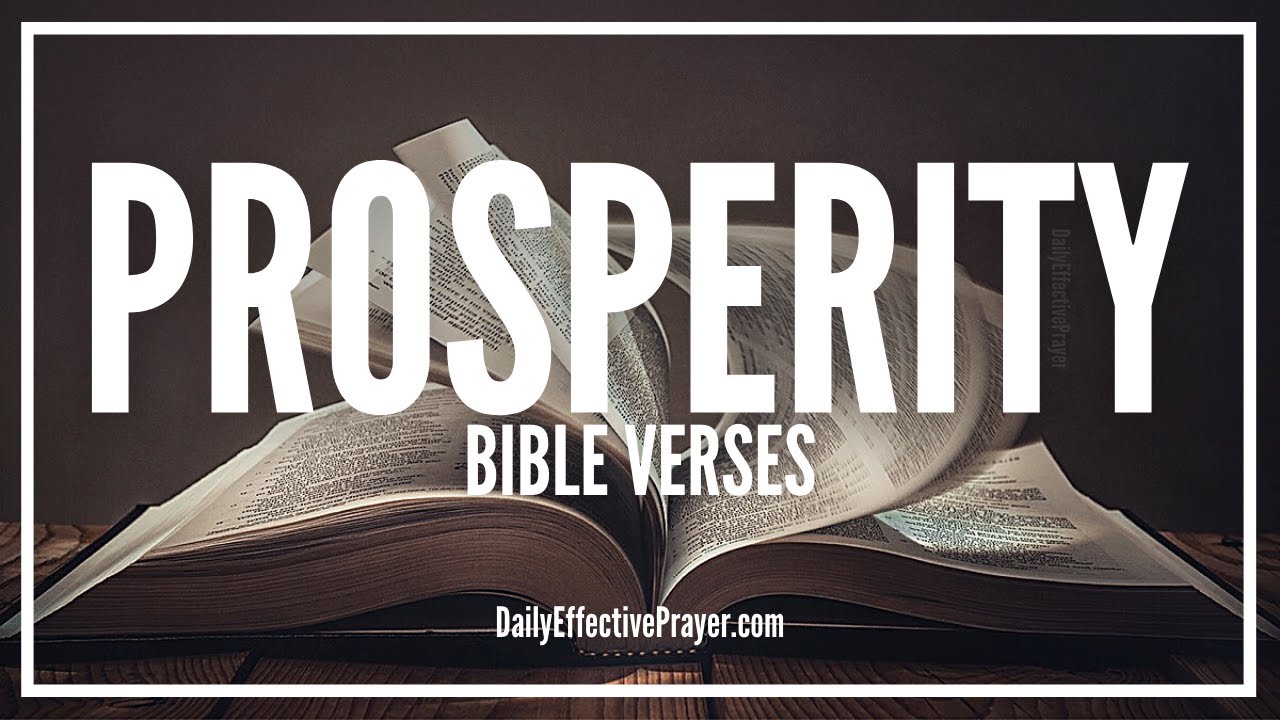 Bible Verses On Prosperity | Scriptures For Prosperity, Wealth, Success (Audio Bible)