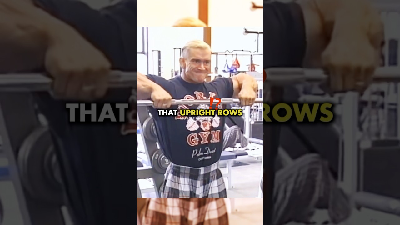 Lee Priest: Are Upright Rows Bad for Your Shoulders? 🧐 #shorts