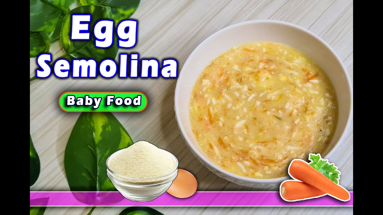 Egg Semolina Baby Food |Weight Gain & Healthy Breakfast/Lunch For 1year + Baby | Iron Rich Baby food