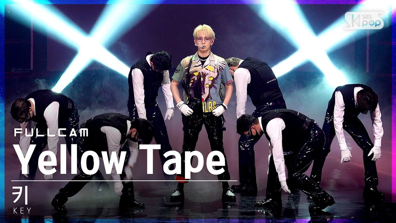 [안방1열 직캠4K] 키 'Yellow Tape' 풀캠 (KEY Full Cam)│@SBS Inkigayo_2021.10.03.