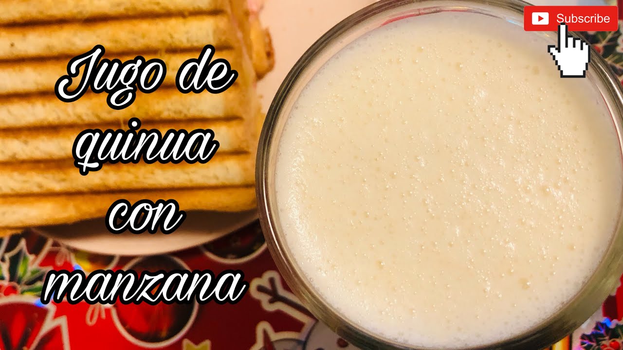 JUGO DE QUINUA CON MANZANA 🍎 | Desayuno nutritivo delicioso | ALE PeruvianGirl