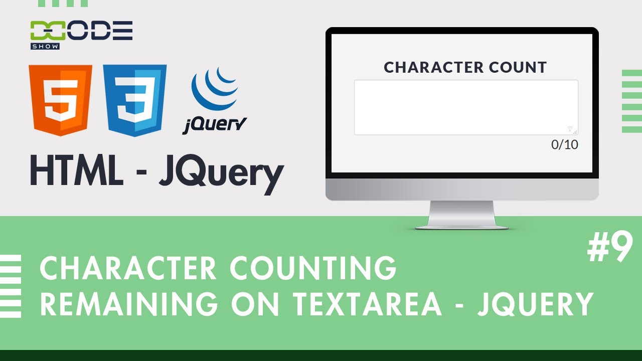 jQuery Simple Textarea Character Counter | jQuery Character Count
