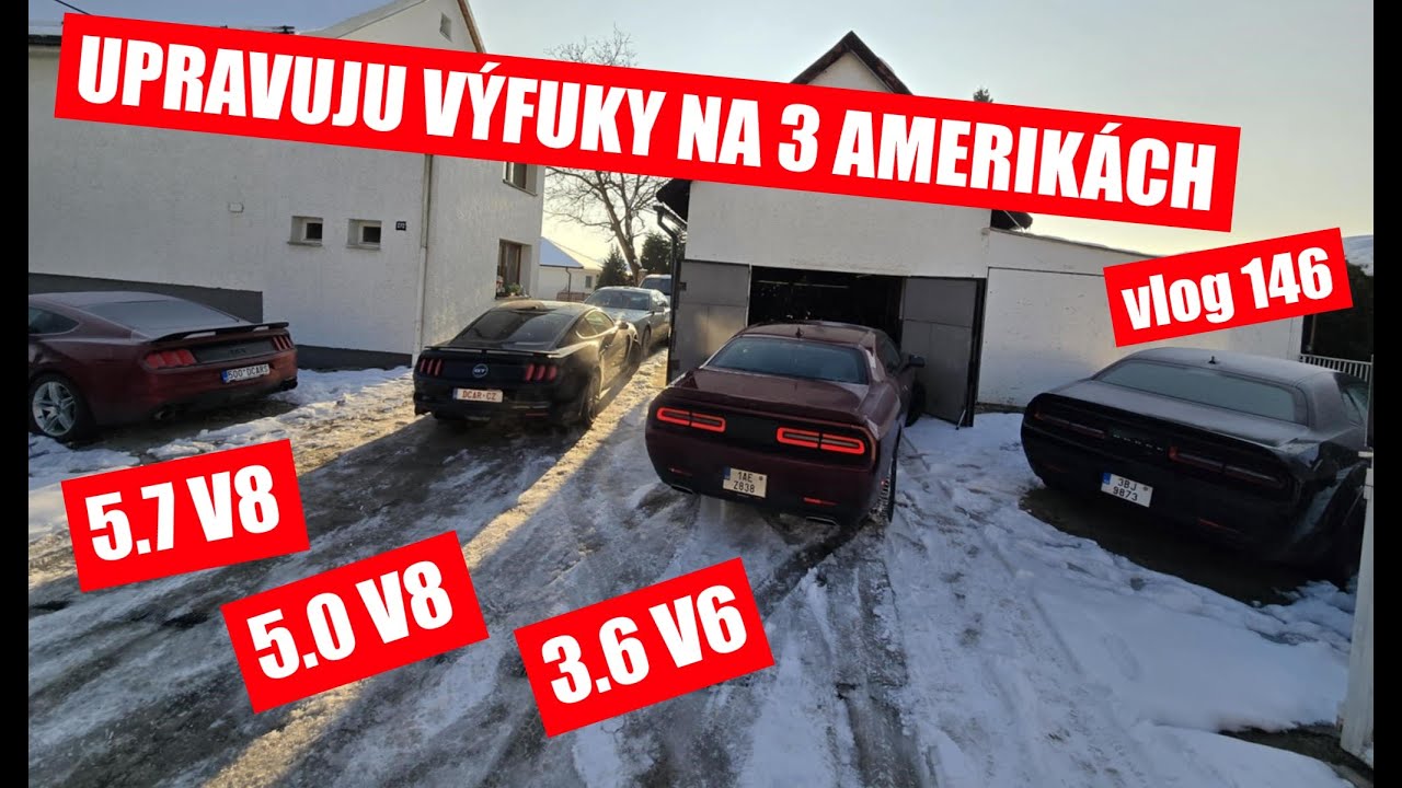 Klapky výfuku pro Dodge Challenger V6 a RAM V8 | koncové díly výfuku Ford Mustang V8