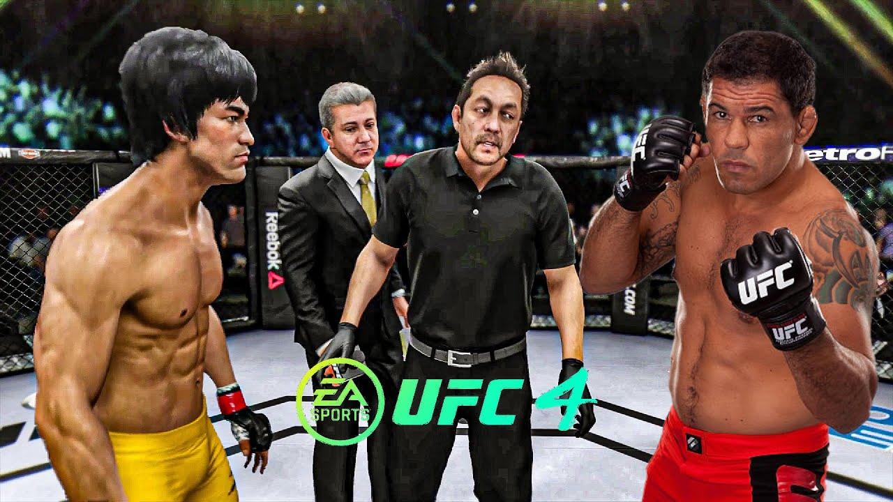 Bruce Lee vs Minotauro Nogueira   EA Sports UFC 4   Bruce Lee Fight Club 🔥🐲