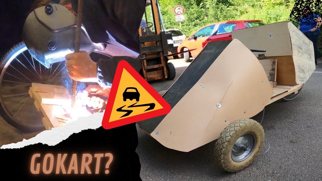 GoKart aus HOLZ bauen- Experiment #1 |MaBex Industries