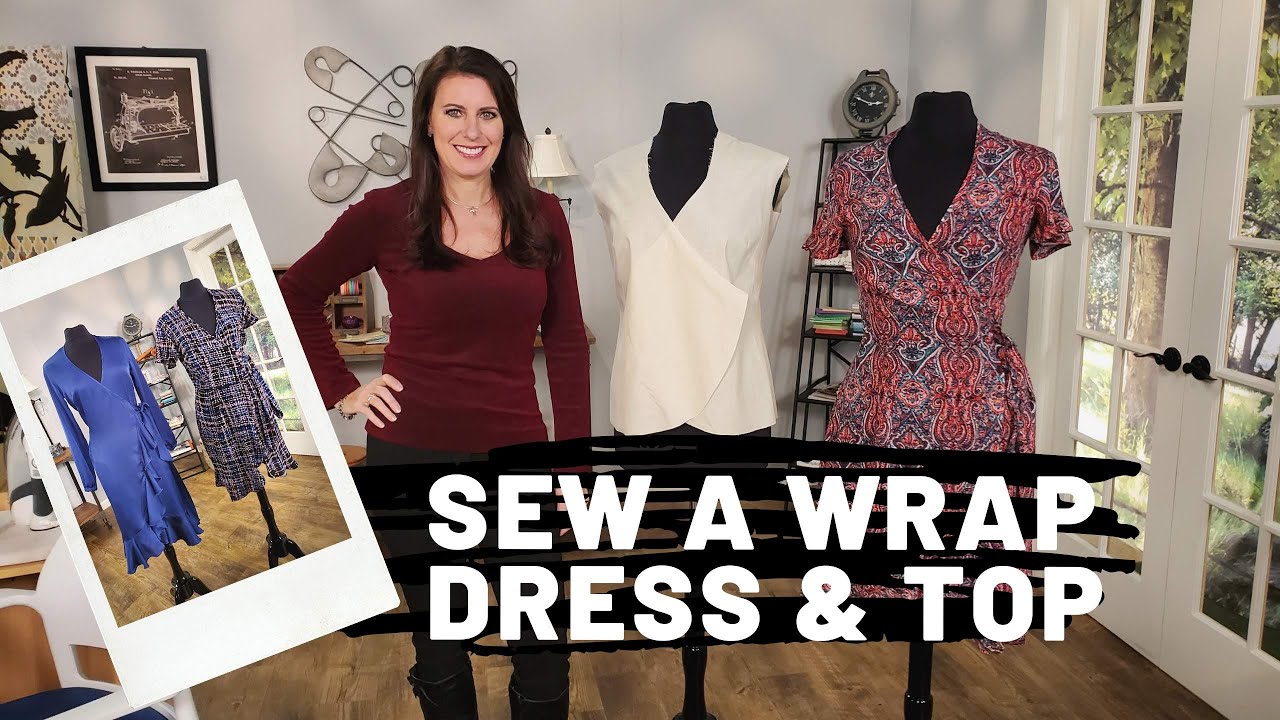 LEARN HOW TO SEW A WRAP DRESS | ANGELA WOLF ON IT'S SEW EASY