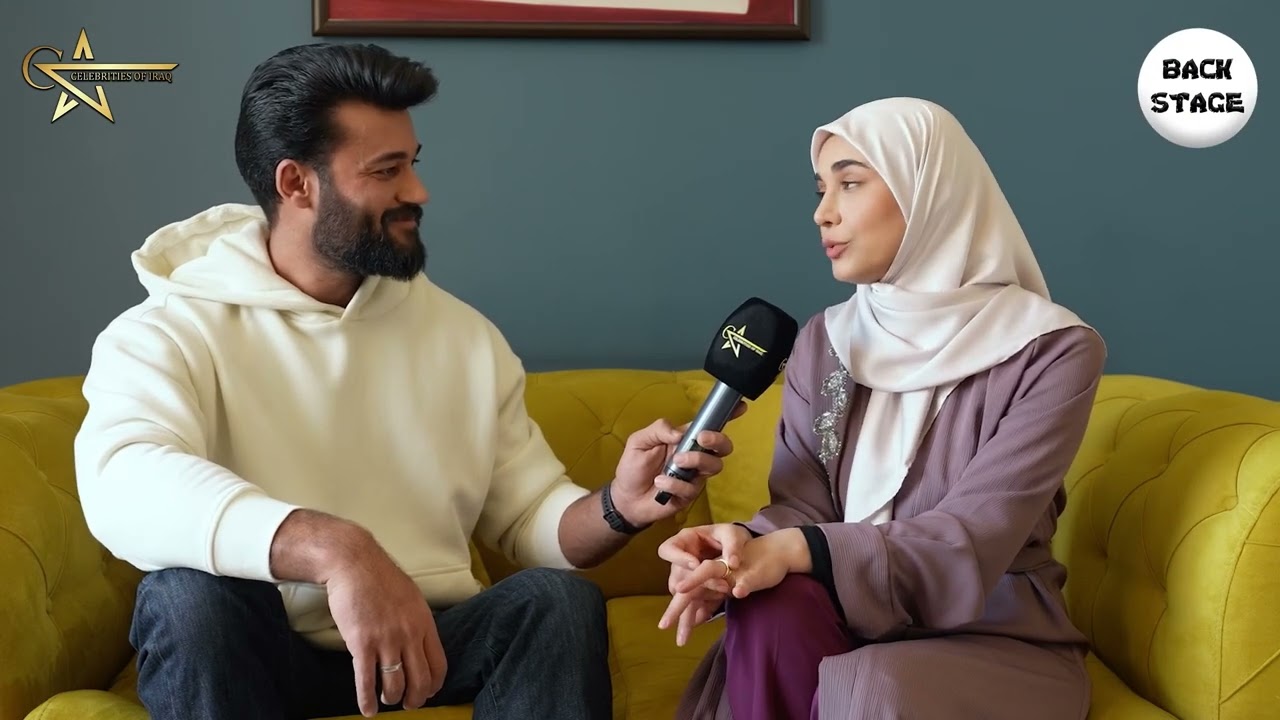 الفنانة هند نزار لـبرنامج #باك_ستيج ( اني كلش احب الحجاب ) كواليس تصوير مسلسل ابن الباشا