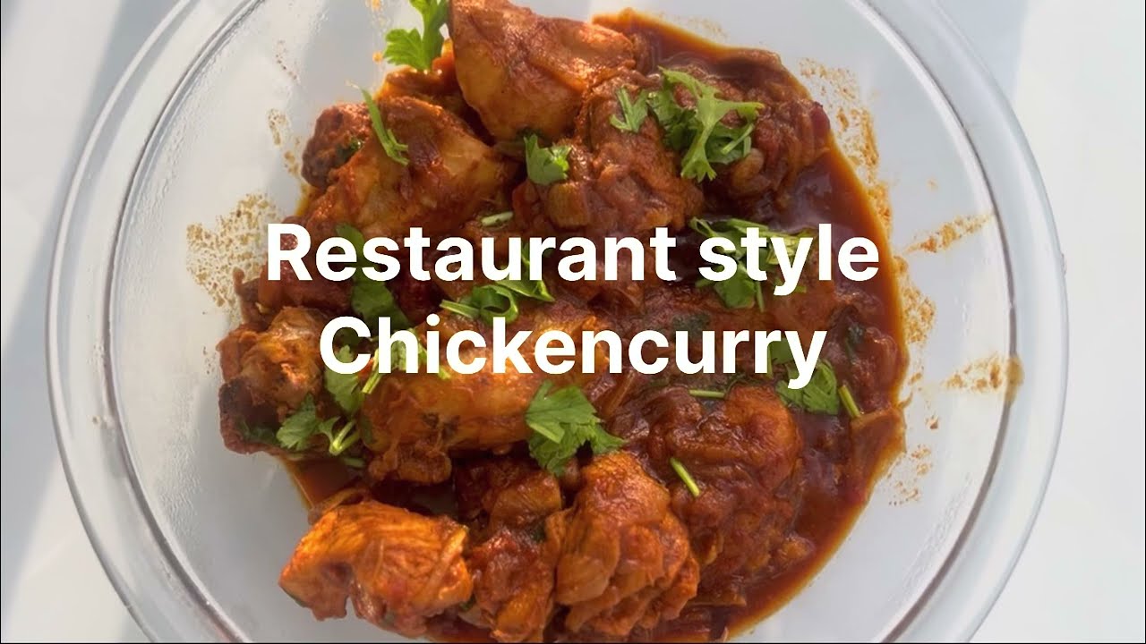 Restaurant style easy tasy chicken curry🌶️🐔must try💯💯#chicken #recipe #easy #simple #variety 