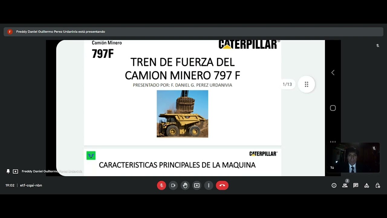 TREN DE FUERZA - CAMION MINERO 797 F