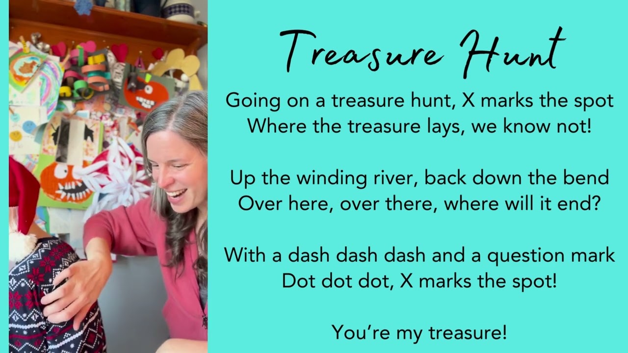 Going on a Treasure Hunt - A Tickle Rhyme for Children