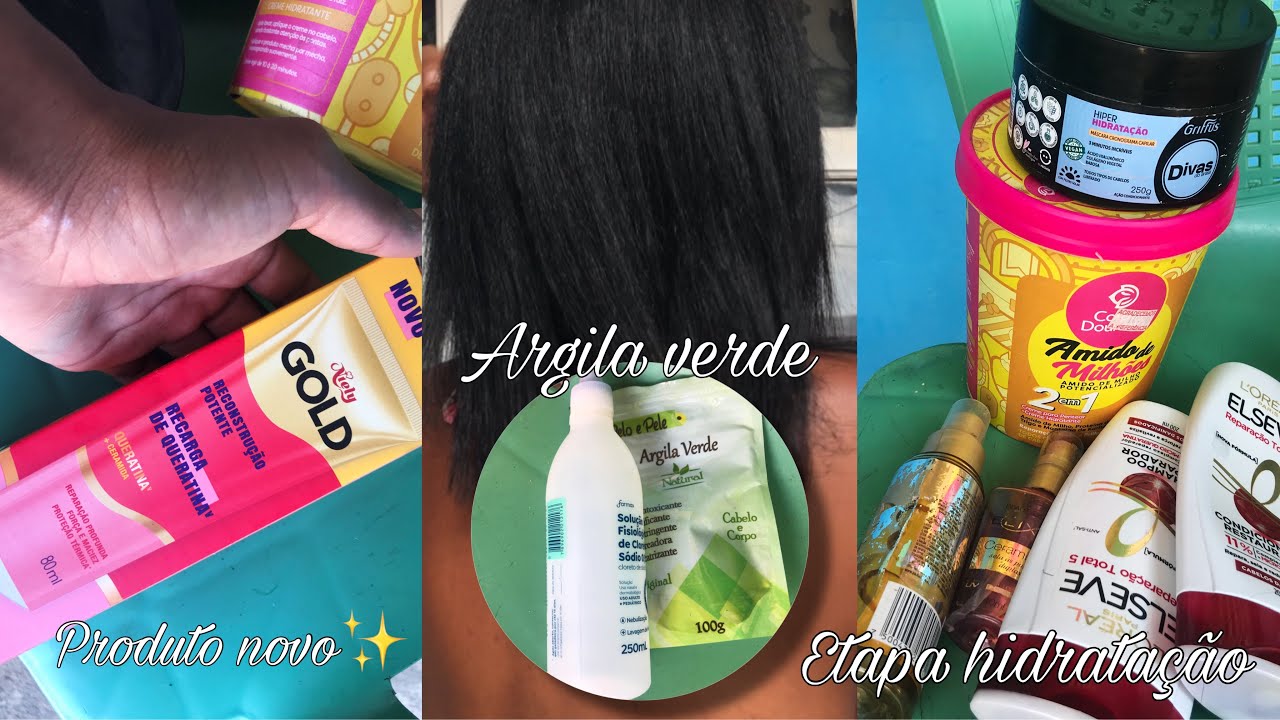 HAIR CARE: Detox Capilar com argila verde + etapa de hidratação 