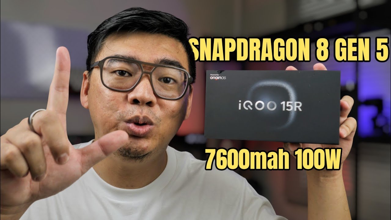 COMPACT, KENCENG, BADAK!! UNBOXING IQOO 15R | BAHAS FITUR UI ORIGIN OS, TES GAMING & KAMERA
