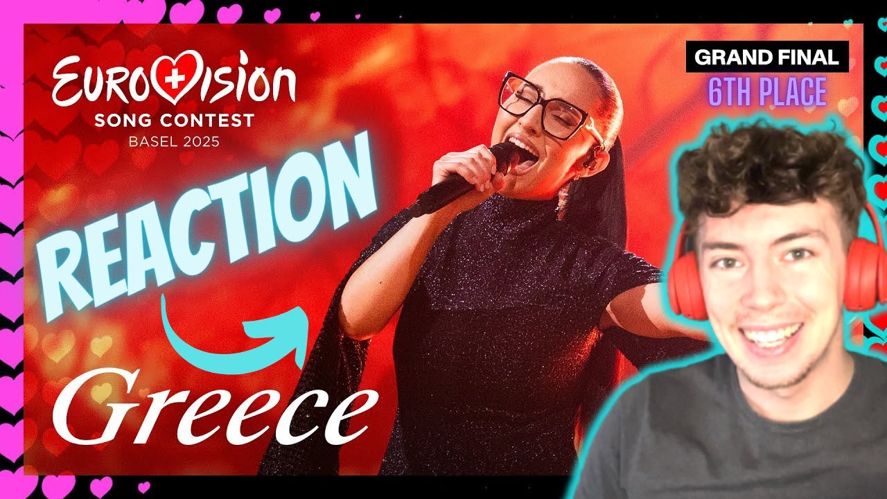 *ПЕРВЫЙ ПРОСМОТР* Klavdia - Asteromáta 🇬🇷 (РЕАКЦИЯ) Греция | Гранд-финал | Евровидение 2025