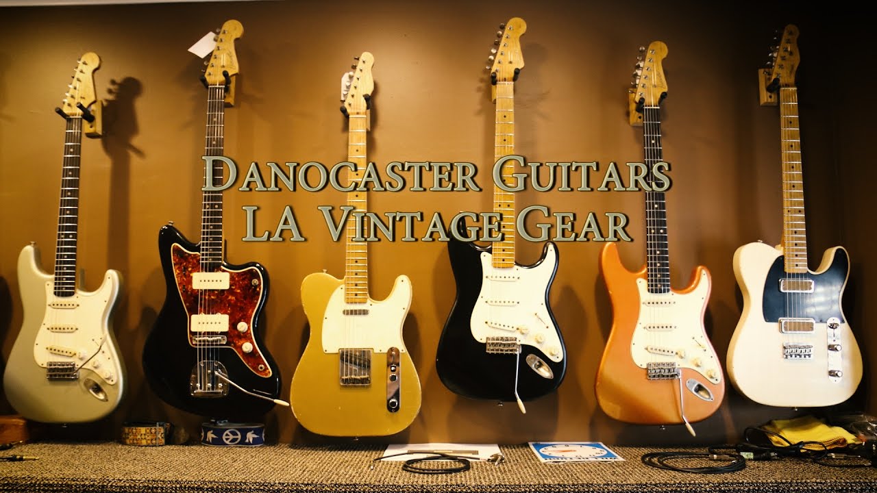 Danocaster guitars at LA Vintage Gear