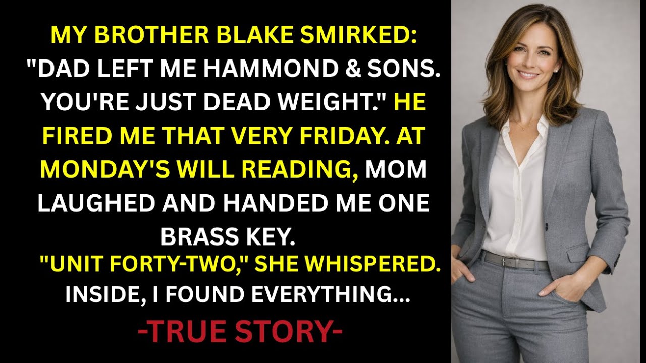 My brother took the family business—then my mother laughed and gave me...