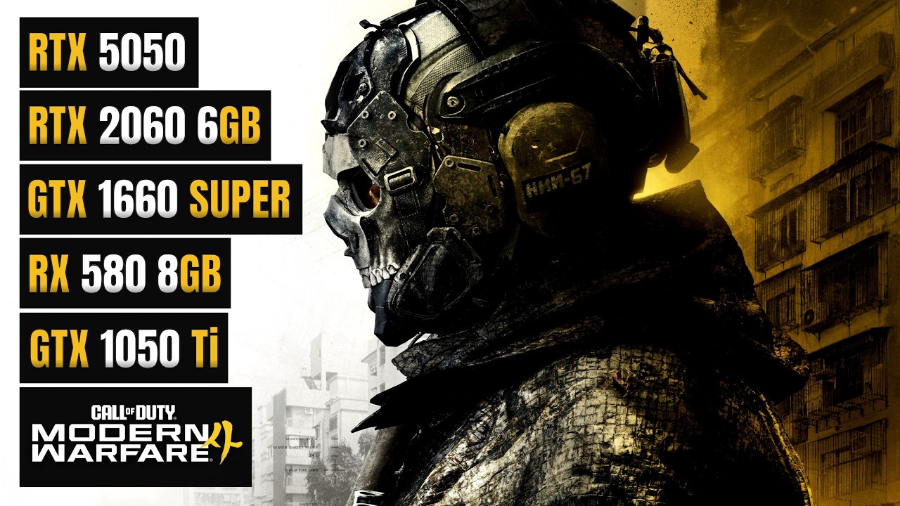 Cod Modern Warfare 4 | RTX 2060 | RTX 5050 | GTX 1660 Super | RX 580 | GTX 1050 Ti - They All Run!