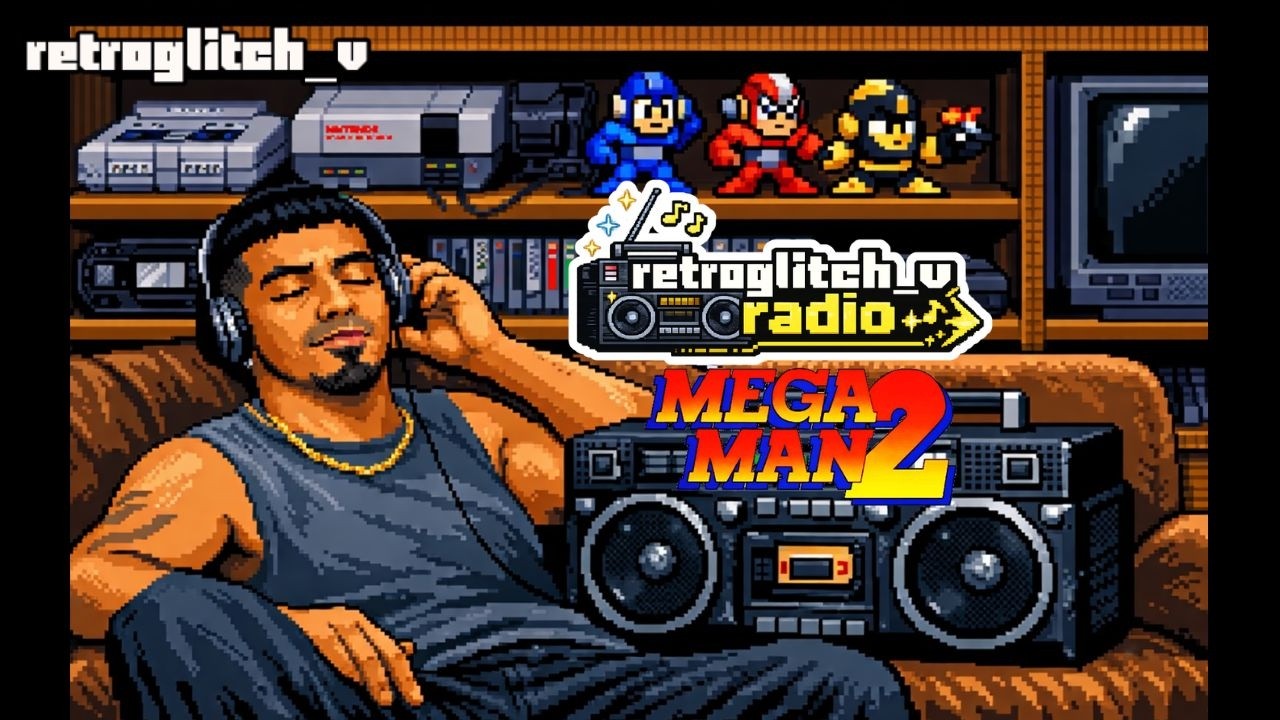 RETROGLITCH_V RADIO 📻 | Mega Man 2 OST en Vivo 24/7 ⚡ Música Retro Clásica