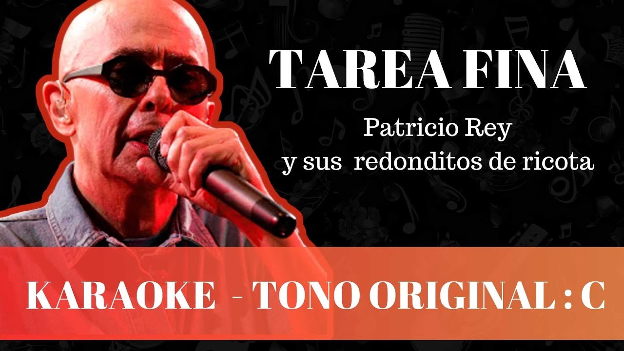 Tarea fina ( Los redondos )  KARAOKE  instrumental
