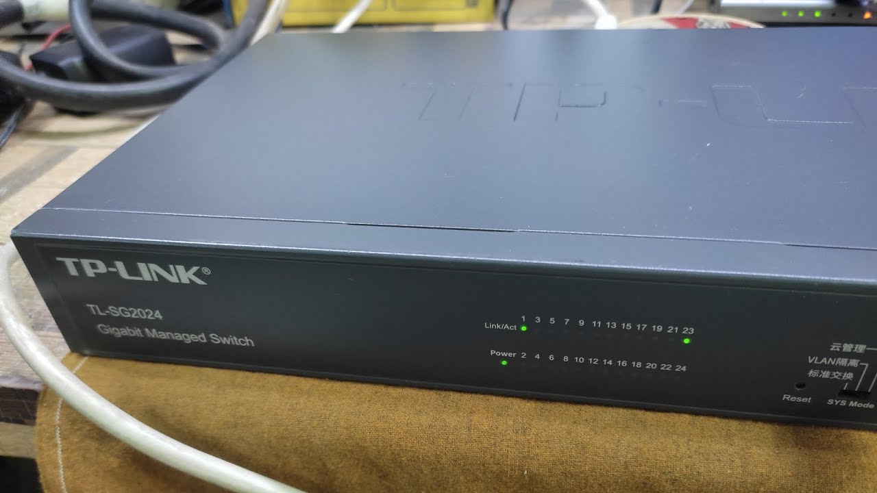 TL Link TL SG2024   24Port Gigabit Managed Switch