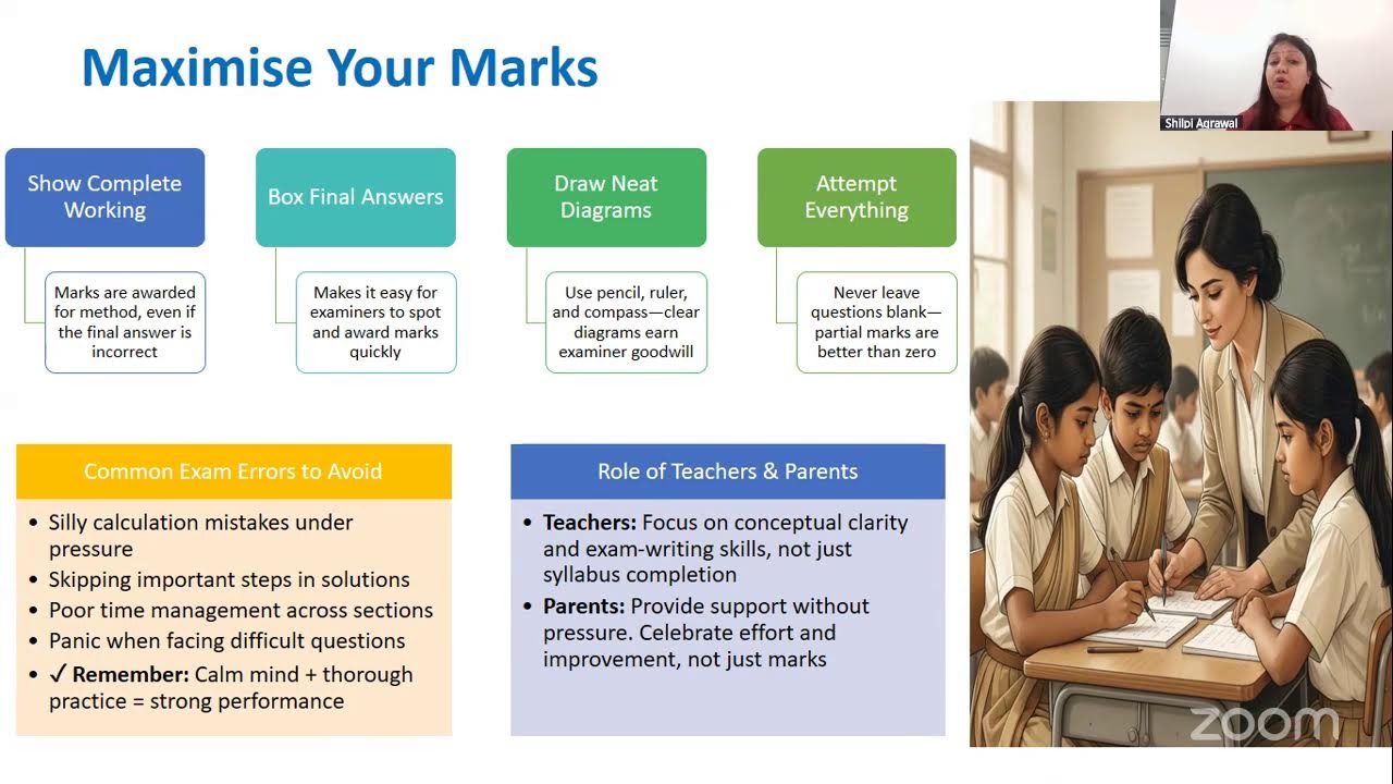 Kips Webinar on Mathematics- 3 Ps to Board Exam Success: Planning, Practice & Performance, Class X