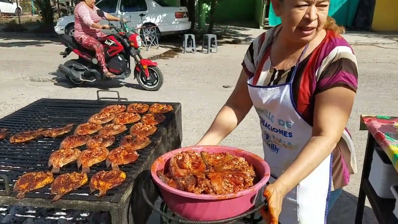 LAS FAMOSAS MOJARRAS ALA PARRILLA DE CD ALTAMIRANO GRO
