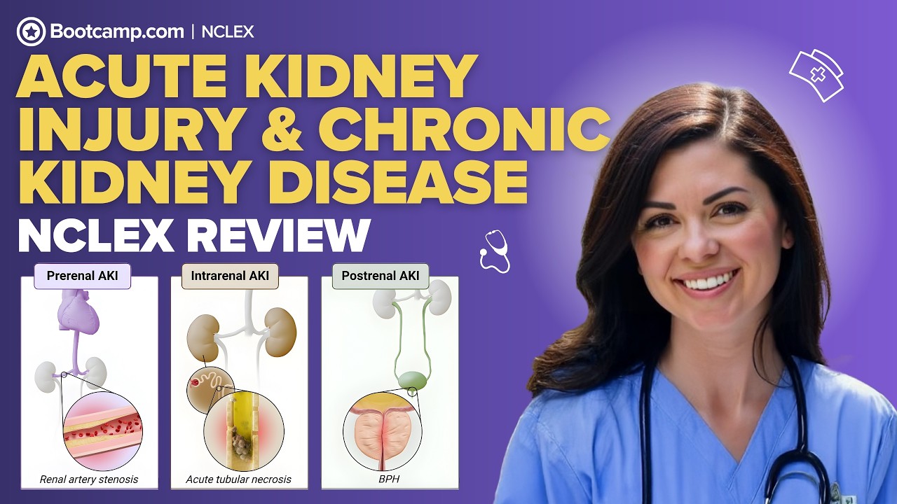 Acute Kidney Injury & Chronic Kidney Disease Explained | Labs, Dialysis & NCLEX