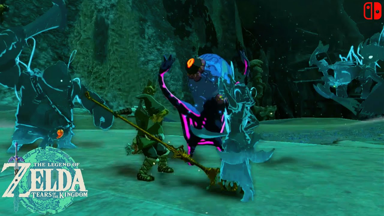 Legend of Zelda TOTK - Boss Fight Mucktorok Depth & Lanayru Great Spring/Abandoned Mine Depth