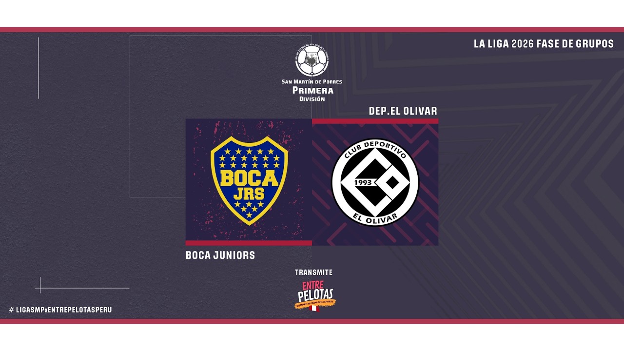 BOCA JUNIORS 🆚 DEPORTIVO EL OLIVAR Primera División SMP | Fecha 5