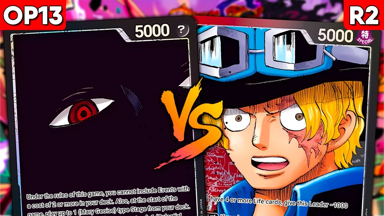 [OP13] B Imu 🆚 RB Sabo 🏆 Local Tournament - Round 2 | OPTCG