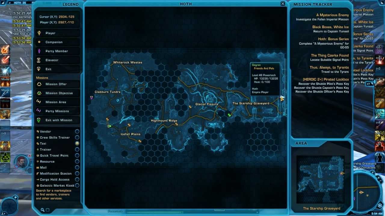 [SWTOR] Datacrons of Hoth (Empire) - A Guide by Degren of Friends and Pals! [HD]