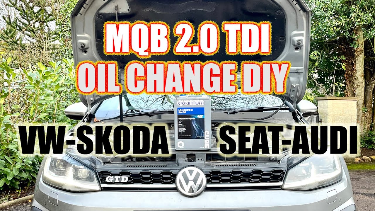 WHY YOU NEED TO LOVE YOUR VW AUDI DIESEL ENGINE - OIL CHANGE DIY 2.0 TDI MQB VW AUDI SEAT SKODA