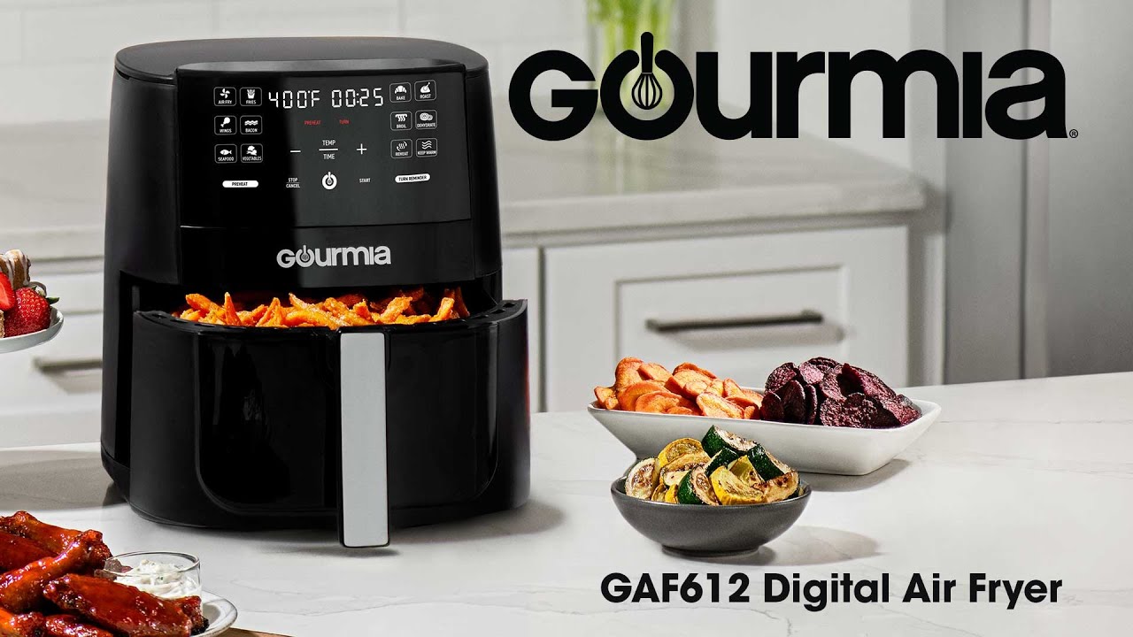 What's at the door? Say Hello to the Gourmia 6-Quart Digital Air Fryer - GAF612