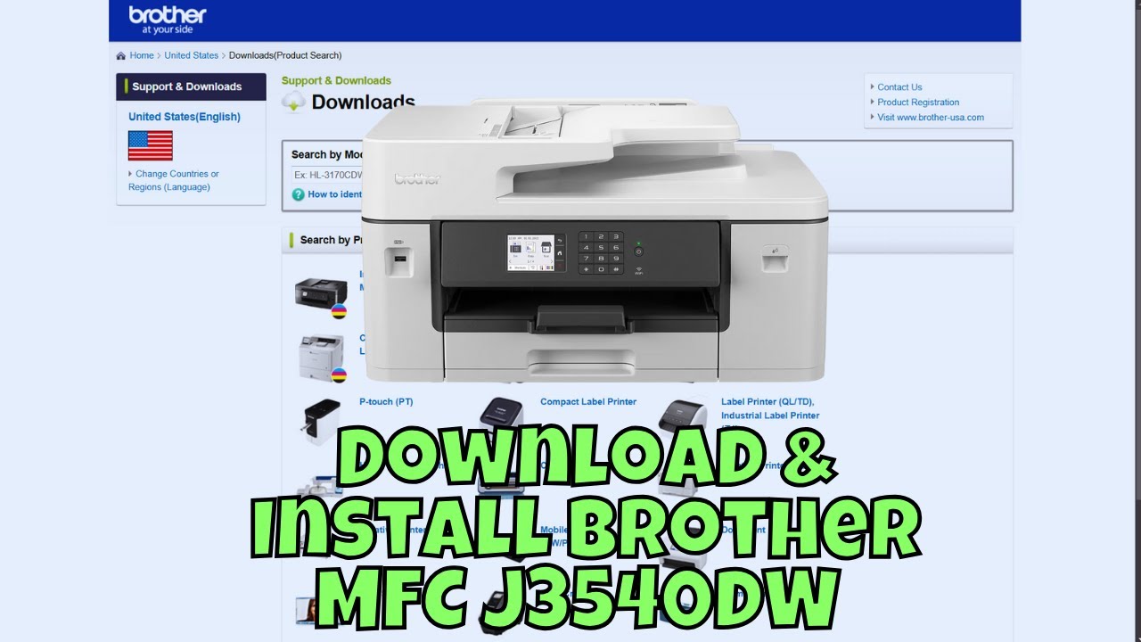 How To Download & Install Brother MFC J3540DW Printer Driver in Windows 10/11