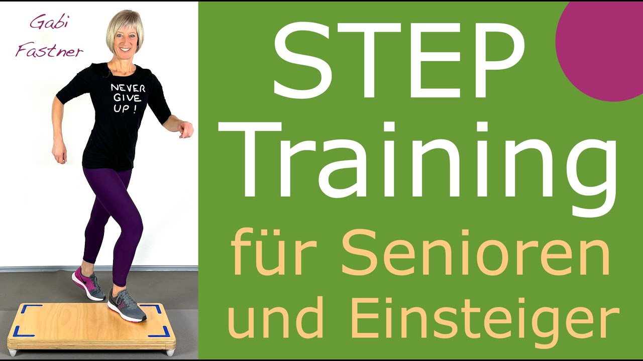 👟 23 min. Step für Senioren und/oder Einsteiger | Fitness Training mit einfachen Schritten.