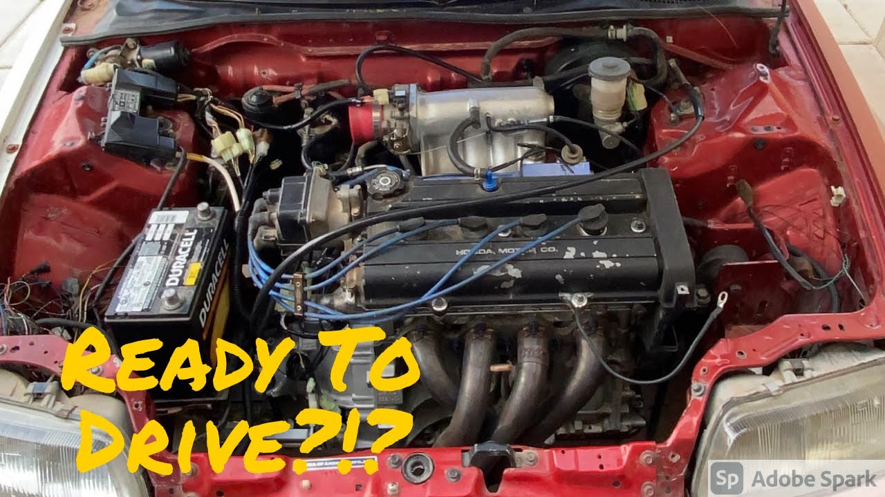 EF Civic Build PT.4- alternator install and wiring
