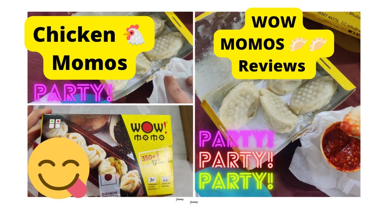 Chicken Darjeeling Momos Reviews from wow momos 😋😋 