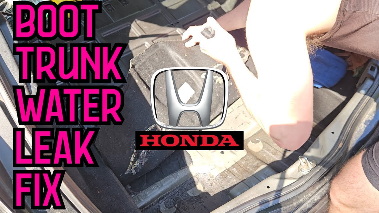 How to Re-Seal Body Seam Leaks on Cars? (8th/9th gen Honda Civic / Jazz rear water leak issue FN/FK)