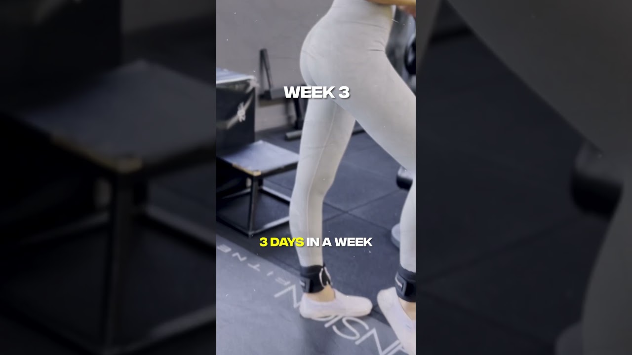 Then vs Now- Her 12 Booty week Booty transformation