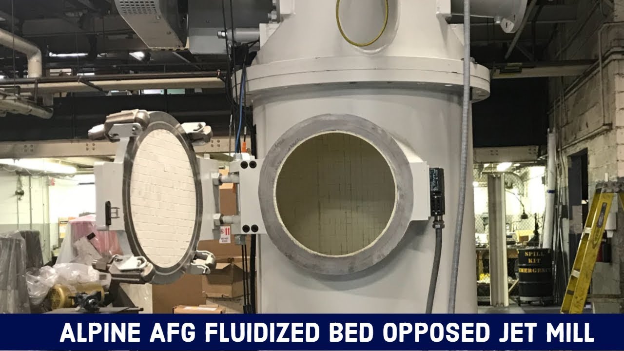 Alpine AFG Fluidized Bed Opposed Jet Mill
