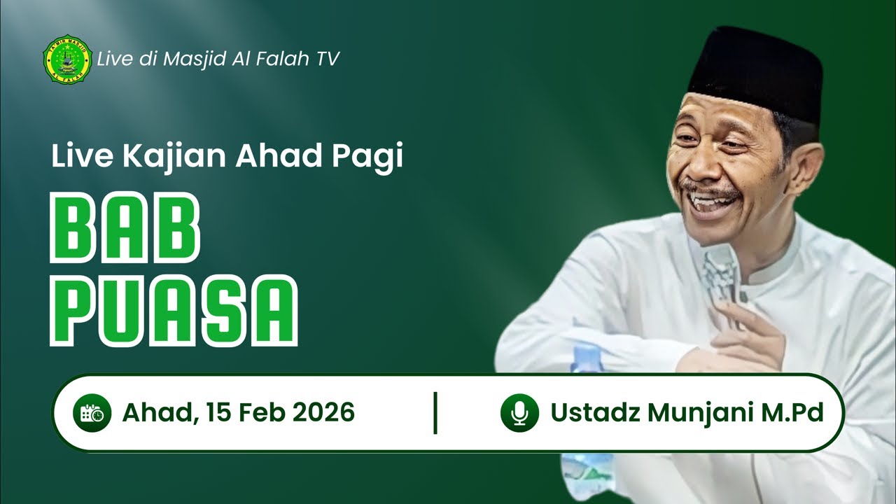 MEMBAHAS PUASA BERSAMA USTADZ MUNJANI M.Pd